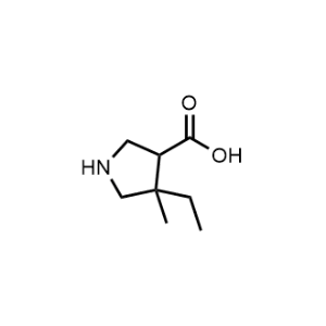 4-Ethyl-4-methylpyrrolidine-3-carboxylic acid|CS-0943327