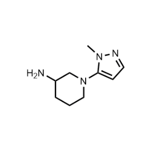 1-(1-Methyl-1H-pyrazol-5-yl)piperidin-3-amine|CS-0943434
