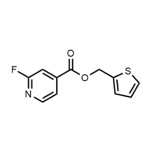Thiophen-2-ylmethyl 2-fluoroisonicotinate|CS-0943586