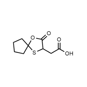 2-(2-Oxo-1-oxa-4-thiaspiro[4.4]nonan-3-yl)acetic acid|CS-0943725