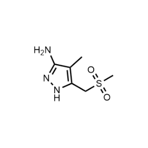 4-Methyl-5-((methylsulfonyl)methyl)-1H-pyrazol-3-amine|CS-0943764