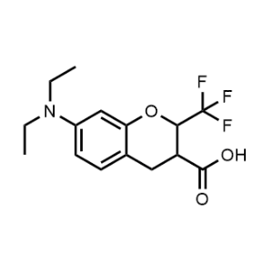 7-(Diethylamino)-2-(trifluoromethyl)chromane-3-carboxylic acid|CS-0943790