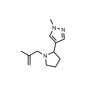 1-Methyl-4-(1-(2-methylallyl)pyrrolidin-2-yl)-1H-pyrazole|CS-0944107