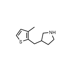 3-((3-Methylthiophen-2-yl)methyl)pyrrolidine|CS-0944283