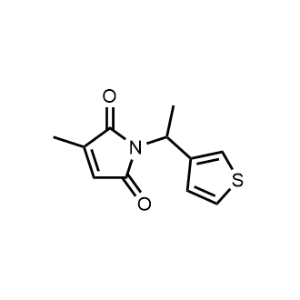 3-Methyl-1-(1-(thiophen-3-yl)ethyl)-1H-pyrrole-2,5-dione|CS-0944479