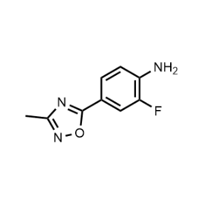 2-Fluoro-4-(3-methyl-1,2,4-oxadiazol-5-yl)aniline|CS-0944625