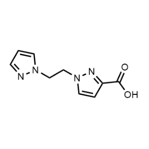 1-(2-(1H-Pyrazol-1-yl)ethyl)-1H-pyrazole-3-carboxylic acid|CS-0944649
