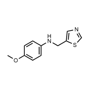 4-Methoxy-N-(thiazol-5-ylmethyl)aniline|CS-0944721