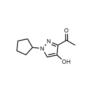 1-(1-Cyclopentyl-4-hydroxy-1H-pyrazol-3-yl)ethan-1-one|CS-0945340