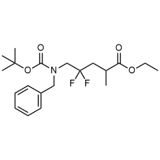 Ethyl 5-(benzyl(tert-butoxycarbonyl)amino)-4,4-difluoro-2-methylpentanoate|CS-0945785
