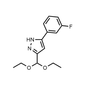 3-(Diethoxymethyl)-5-(3-fluorophenyl)-1H-pyrazole|CS-0945843