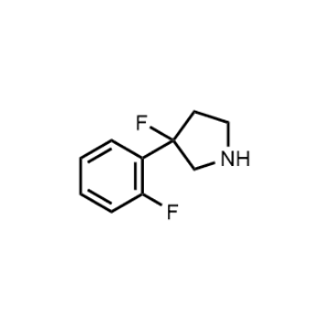 3-Fluoro-3-(2-fluorophenyl)pyrrolidine|CS-0945980