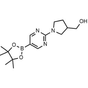 (1-(5-(4,4,5,5-Tetramethyl-1,3,2-dioxaborolan-2-yl)pyrimidin-2-yl)pyrrolidin-3-yl)methanol|CS-0946008