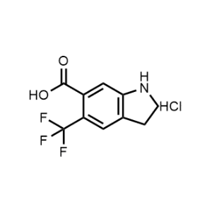 5-(Trifluoromethyl)indoline-6-carboxylic acid hydrochloride|CS-0946038