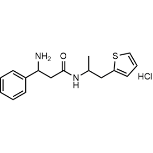 3-Amino-3-phenyl-N-(1-(thiophen-2-yl)propan-2-yl)propanamide hydrochloride|CS-0946120