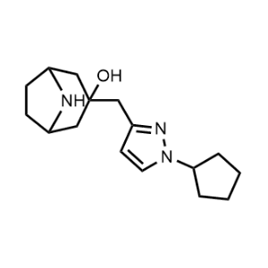 3-((1-Cyclopentyl-1H-pyrazol-3-yl)methyl)-8-azabicyclo[3.2.1]octan-3-ol|CS-0946208