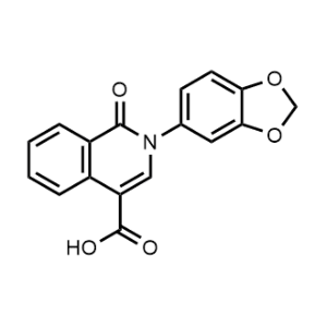 2-(Benzo[d][1,3]dioxol-5-yl)-1-oxo-1,2-dihydroisoquinoline-4-carboxylic acid|CS-0946347