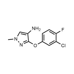 3-(3-Chloro-4-fluorophenoxy)-1-methyl-1H-pyrazol-4-amine|CS-0946381