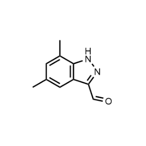 5,7-Dimethyl-1H-indazole-3-carbaldehyde|CS-0946717