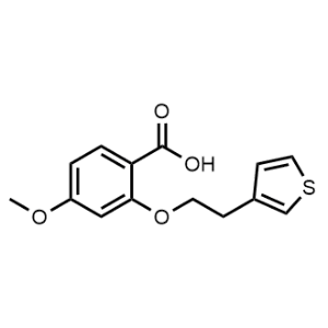 4-Methoxy-2-(2-(thiophen-3-yl)ethoxy)benzoic acid|CS-0947032