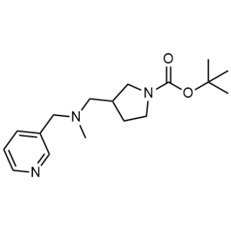 Tert-butyl 3-((methyl(pyridin-3-ylmethyl)amino)methyl)pyrrolidine-1-carboxylate|CS-0947161