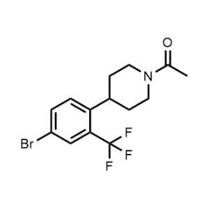 1-(4-(4-Bromo-2-(trifluoromethyl)phenyl)piperidin-1-yl)ethan-1-one|CS-0947228