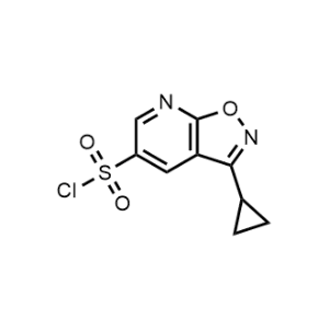 3-Cyclopropylisoxazolo[5,4-b]pyridine-5-sulfonyl chloride|CS-0947250