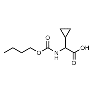 2-((Butoxycarbonyl)amino)-2-cyclopropylacetic acid|CS-0947486