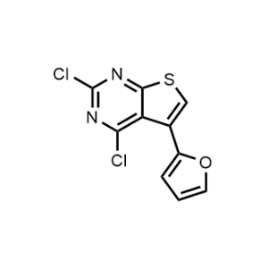 2,4-Dichloro-5-(furan-2-yl)thieno[2,3-d]pyrimidine|CS-0947494