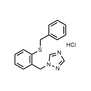 1-(2-(Benzylthio)benzyl)-1H-1,2,4-triazole hydrochloride|CS-0947595