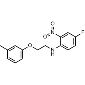 4-Fluoro-2-nitro-N-(2-(m-tolyloxy)ethyl)aniline|CS-0947741