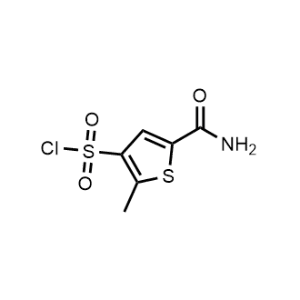 5-Carbamoyl-2-methylthiophene-3-sulfonyl chloride|CS-0947749