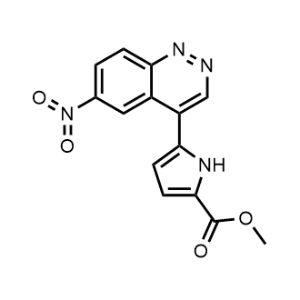 Methyl 5-(6-nitrocinnolin-4-yl)-1H-pyrrole-2-carboxylate|CS-0947754