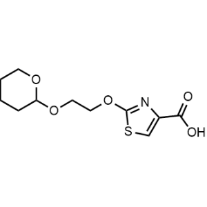 2-(2-((Tetrahydro-2H-pyran-2-yl)oxy)ethoxy)thiazole-4-carboxylic acid|CS-0948006