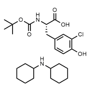 Dicyclohexylamine (S)-2-((tert-butoxycarbonyl)amino)-3-(3-chloro-4-hydroxyphenyl)propanoate|CS-0948041
