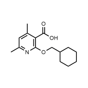 2-(Cyclohexylmethoxy)-4,6-dimethylnicotinic acid|CS-0948100