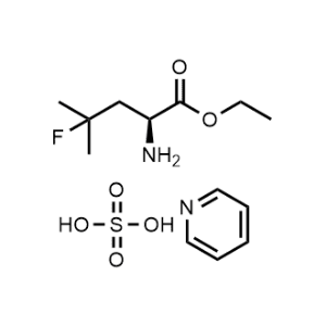 Sulfuric acid compound with ethyl (S)-2-amino-4-fluoro-4-methylpentanoate and pyridine 1:1:1|CS-0948215