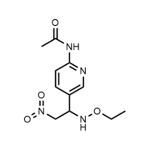 N-(5-(1-(Ethoxyamino)-2-nitroethyl)pyridin-2-yl)acetamide|CS-0948248