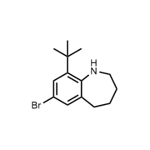 7-Bromo-9-(tert-butyl)-2,3,4,5-tetrahydro-1H-benzo[b]azepine|CS-0948486
