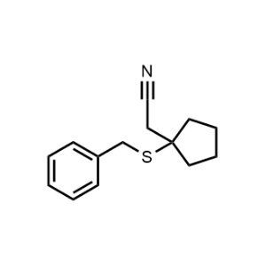 2-(1-(Benzylthio)cyclopentyl)acetonitrile|CS-0948495
