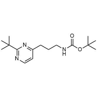 Tert-butyl (3-(2-(tert-butyl)pyrimidin-4-yl)propyl)carbamate|CS-0948513