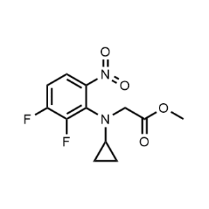 Methyl N-cyclopropyl-N-(2,3-difluoro-6-nitrophenyl)glycinate|CS-0948514