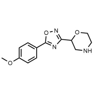 2-(5-(4-Methoxyphenyl)-1,2,4-oxadiazol-3-yl)morpholine|CS-0948702