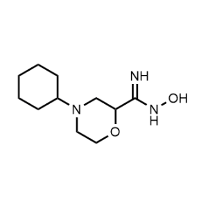 4-Cyclohexyl-N-hydroxymorpholine-2-carboximidamide|CS-0948718