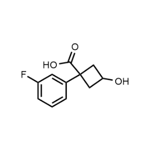 1-(3-Fluorophenyl)-3-hydroxycyclobutane-1-carboxylic acid|CS-0949474
