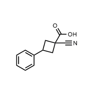 1-Cyano-3-phenylcyclobutane-1-carboxylic acid|CS-0949555