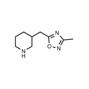 3-Methyl-5-(piperidin-3-ylmethyl)-1,2,4-oxadiazole|CS-0949557