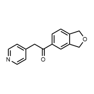 1-(1,3-Dihydroisobenzofuran-5-yl)-2-(pyridin-4-yl)ethan-1-one|CS-0949676