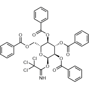 (2R,3R,4S,5R,6R)-2-((Benzoyloxy)methyl)-6-(2,2,2-trichloro-1-iminoethoxy)tetrahydro-2H-pyran-3,4,5-triyl tribenzoate|CS-0950109