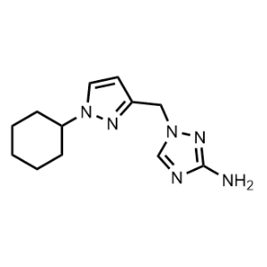 1-((1-Cyclohexyl-1H-pyrazol-3-yl)methyl)-1H-1,2,4-triazol-3-amine|CS-0950184